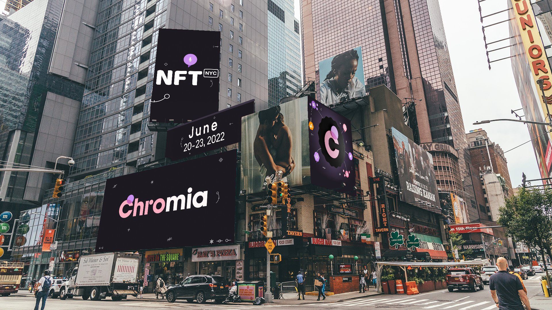 Chromia is off to Times Square for NFT.NYC 2022 June 20-23!