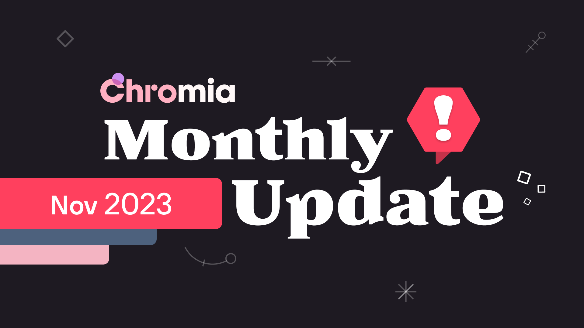 Chromia Monthly Update: November 2023