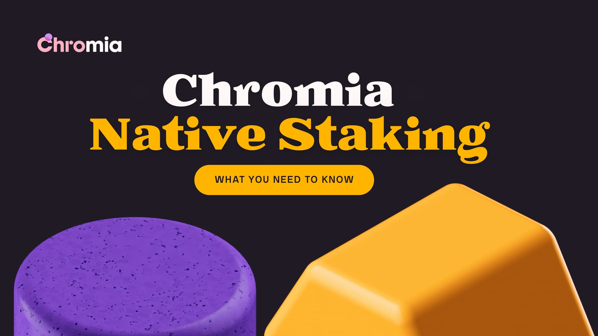 Chromia Native Staking: What You Need to Know