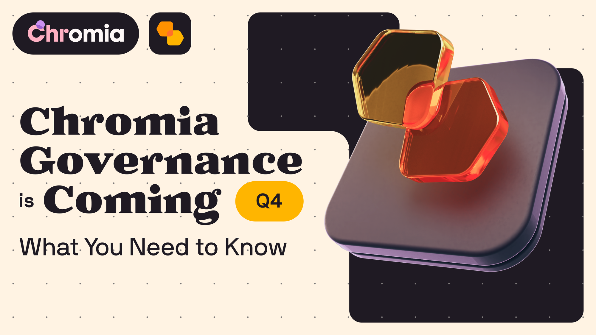 Chromia Governance is Coming in Q4: What You Need to Know